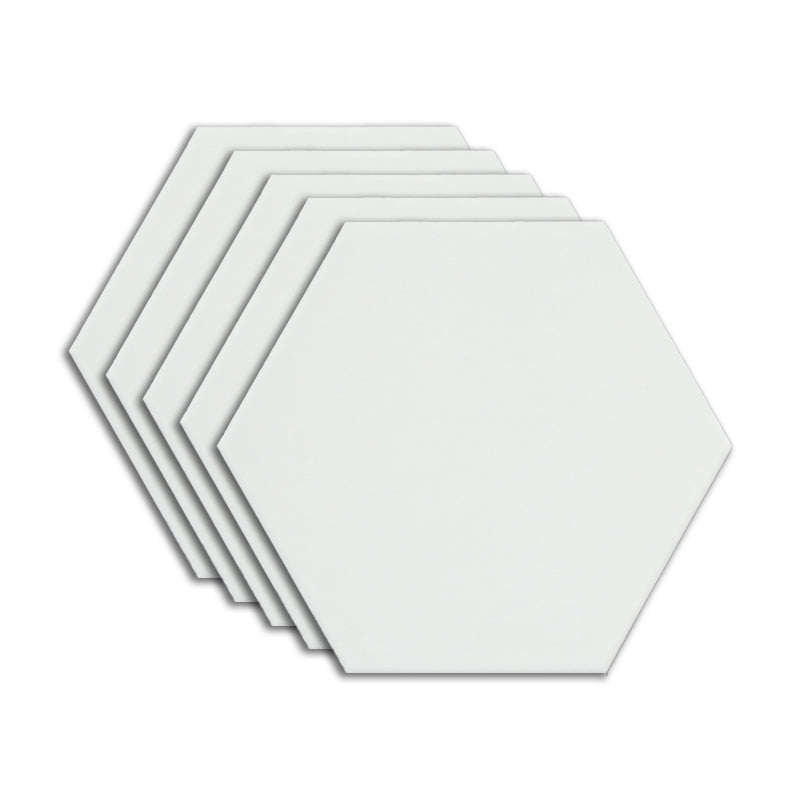 Contemporary Style Waterproof Floor Tile Straight Edge Hexagon Floor Tile