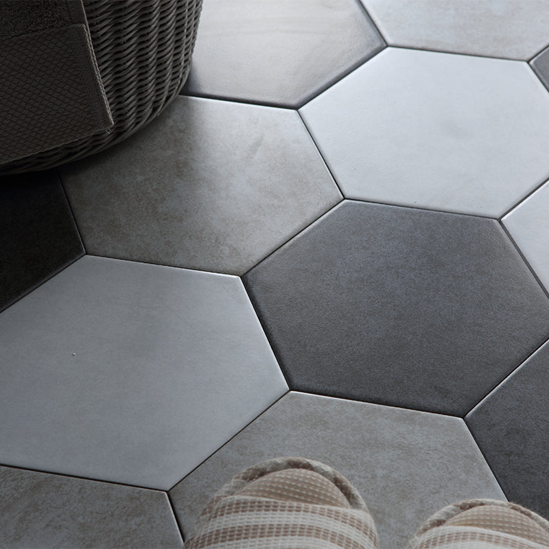 Modern Style Waterproof Floor Tile Straight Edge Hexagon Floor Tile