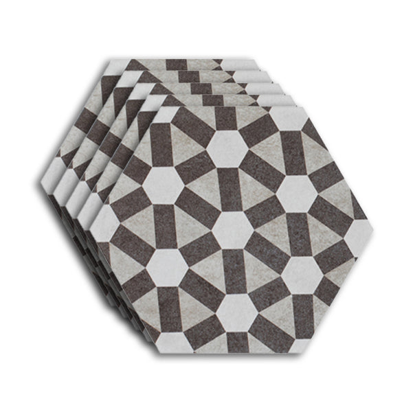 Modern Style Waterproof Floor Tile Straight Edge Hexagon Floor Tile