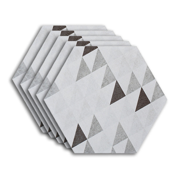 Modern Style Waterproof Floor Tile Straight Edge Hexagon Floor Tile