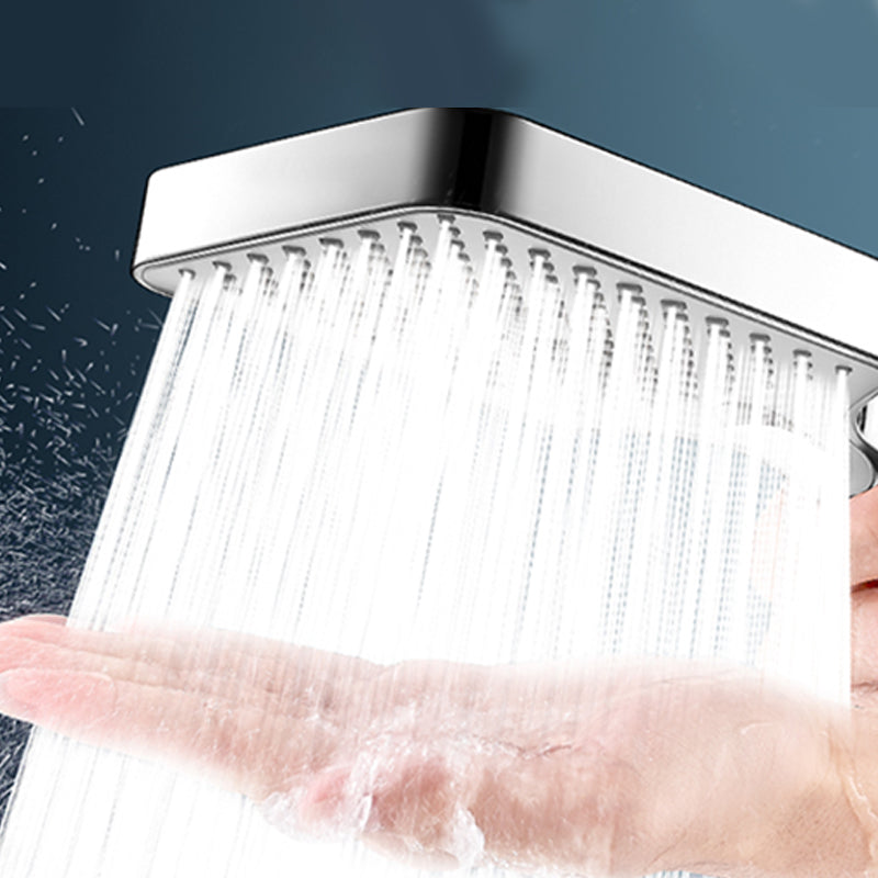 Modern Rectangular Hand Shower Water Efficient Wall-Mount Hand Shower