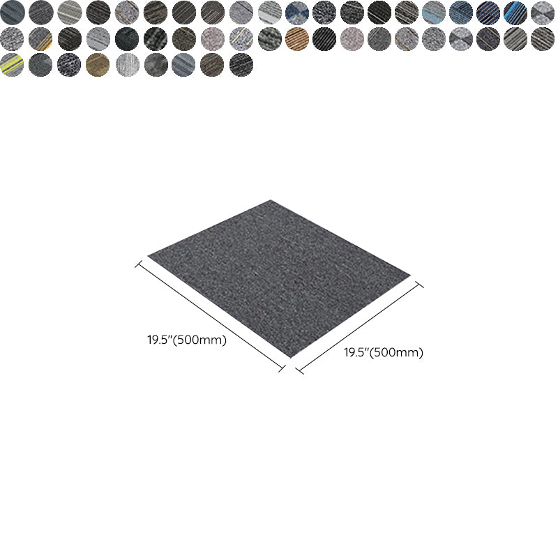 Indoor Carpet Tile Level Loop Non-Skid Carpet Tiles with Waterproof