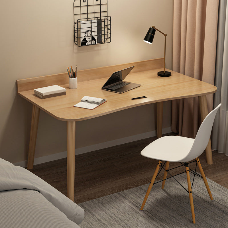 Contemporary Office Desk Parsons Writing Desk with Wooden Legs