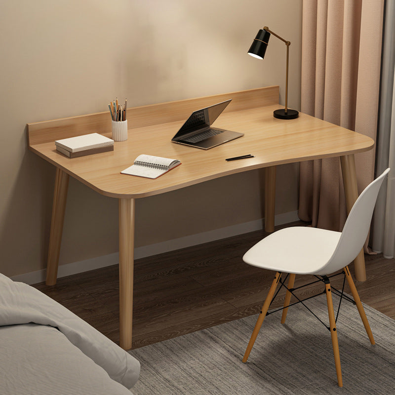 Contemporary Office Desk Parsons Writing Desk with Wooden Legs