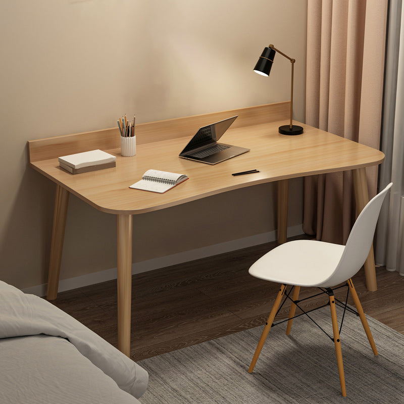 Contemporary Office Desk Parsons Writing Desk with Wooden Legs