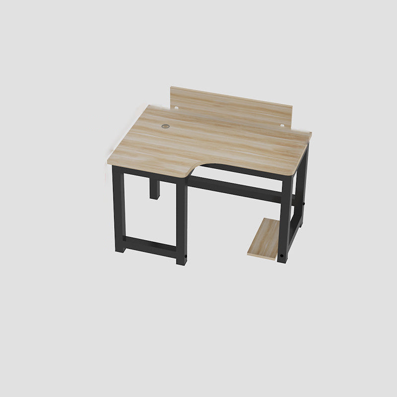 Industrial Office Desk Manufactured Wood L-Shape 29.25 Inch H Writing Desk