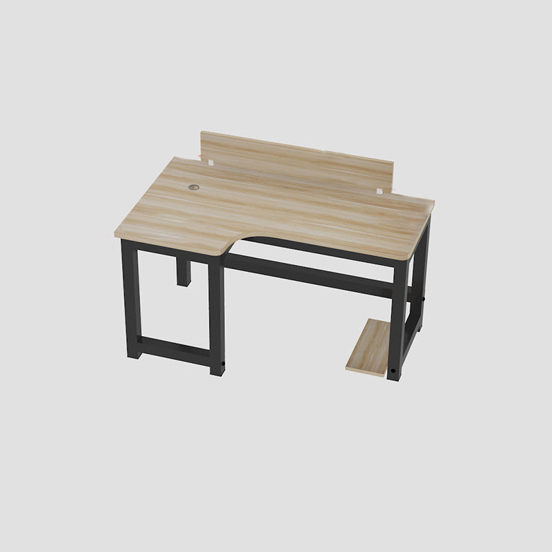 Industrial Office Desk Manufactured Wood L-Shape 29.25 Inch H Writing Desk