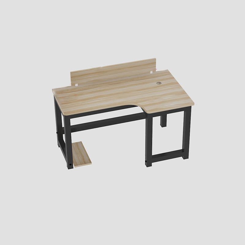 Industrial Office Desk Manufactured Wood L-Shape 29.25 Inch H Writing Desk