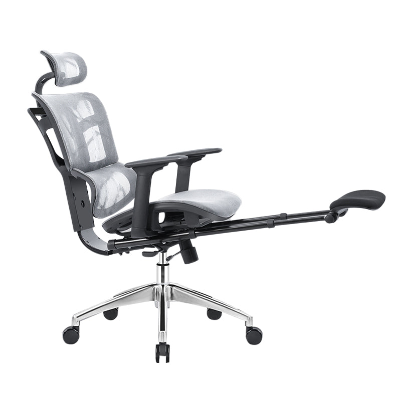 Adjustable Seat Height Arm Chair Contemporary Office Chair with Wheels