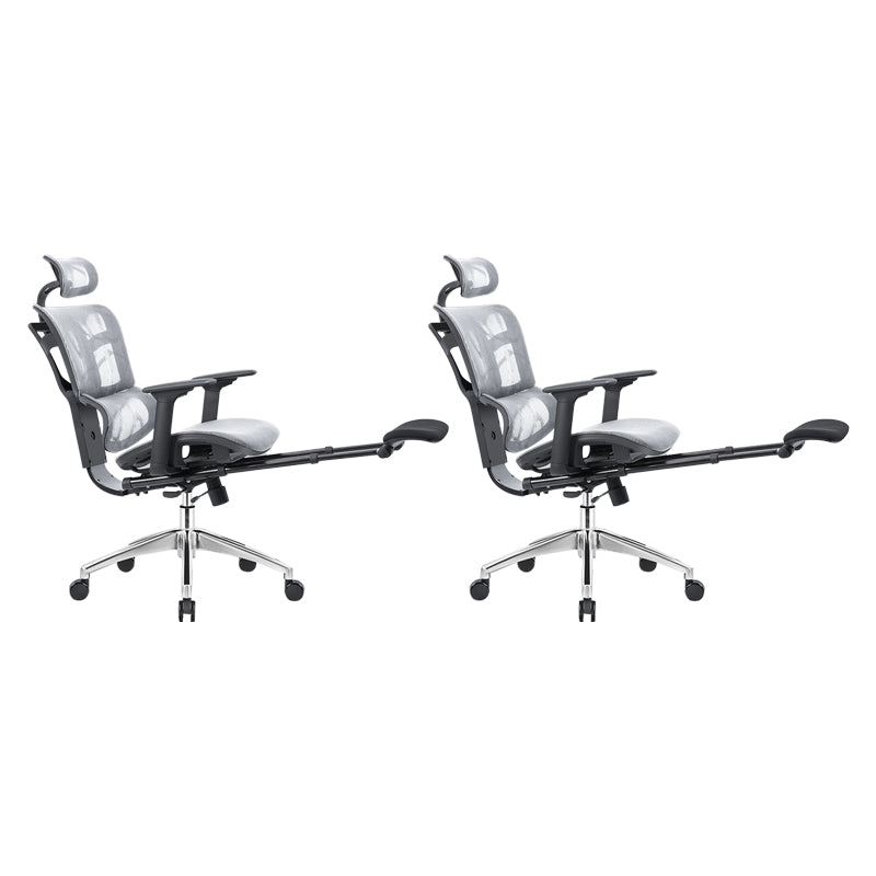 Adjustable Seat Height Arm Chair Contemporary Office Chair with Wheels