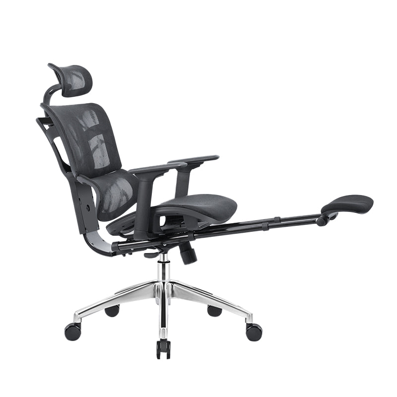 Adjustable Seat Height Arm Chair Contemporary Office Chair with Wheels