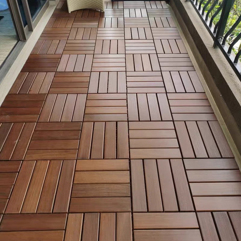 Tradition Hardwood Flooring Solid Wood Square Hardwood Deck Tiles