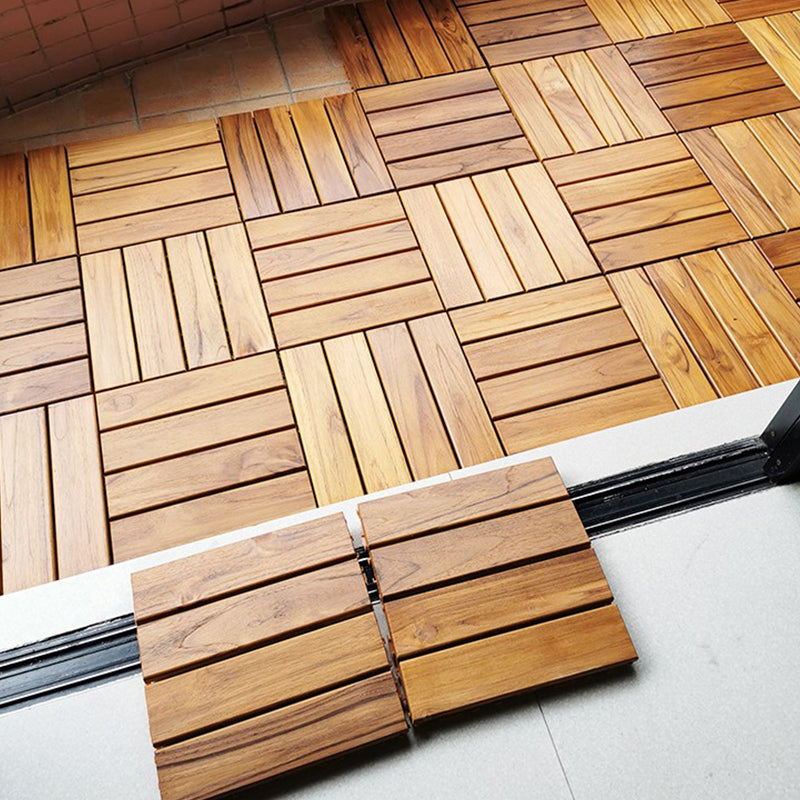 Tradition Hardwood Flooring Solid Wood Square Hardwood Deck Tiles