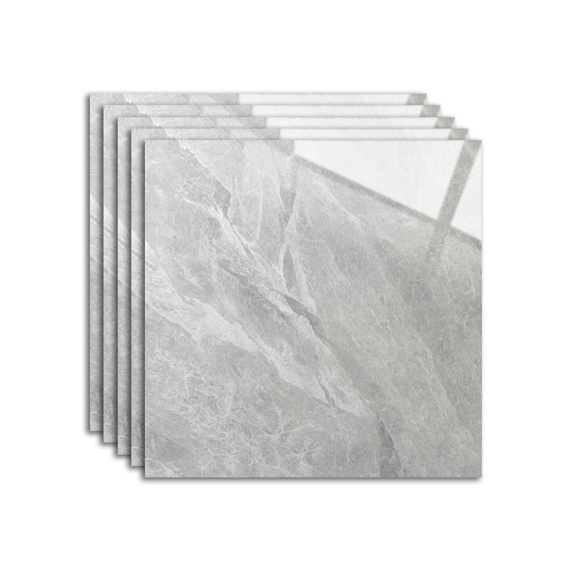 Grey Tone Marbling Singular Tile Polished Non-slip Floor Tile