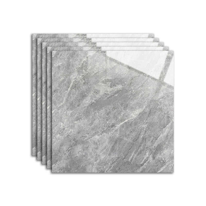 Grey Tone Marbling Singular Tile Polished Non-slip Floor Tile