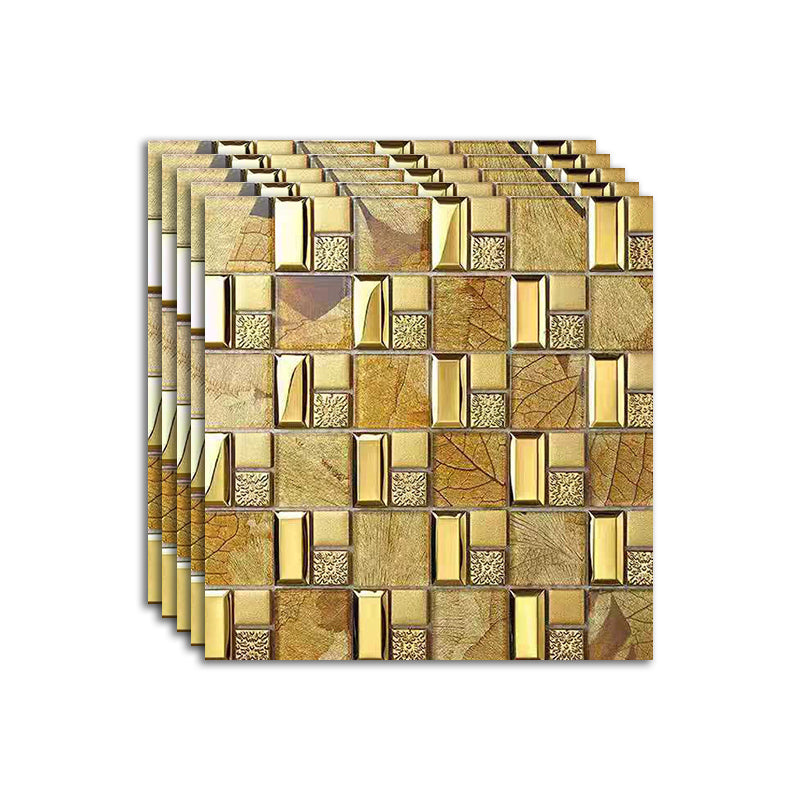 Modern Mosaic Tile Glass Brick Look Wall Tile with Scratch Resistant