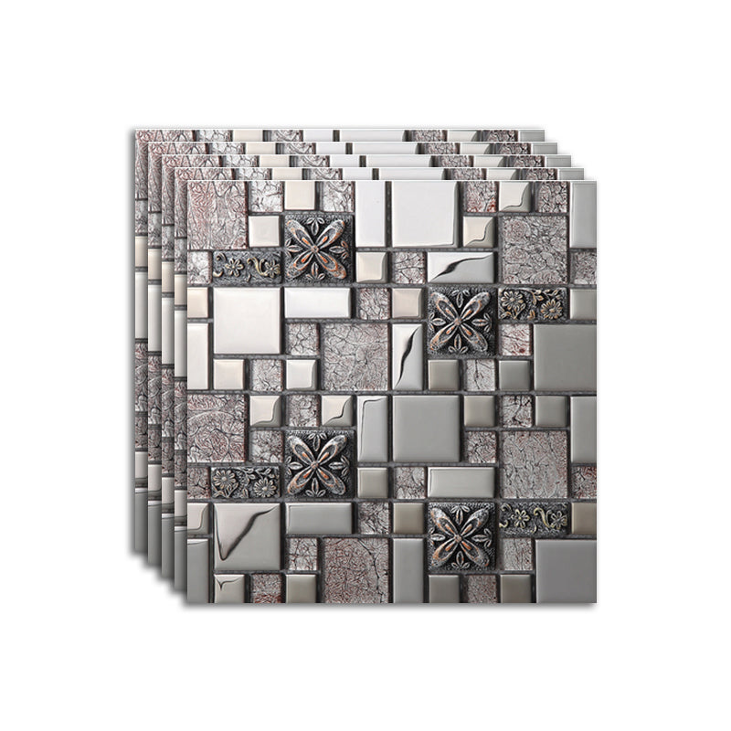 Modern Mosaic Tile Glass Brick Look Wall Tile with Scratch Resistant