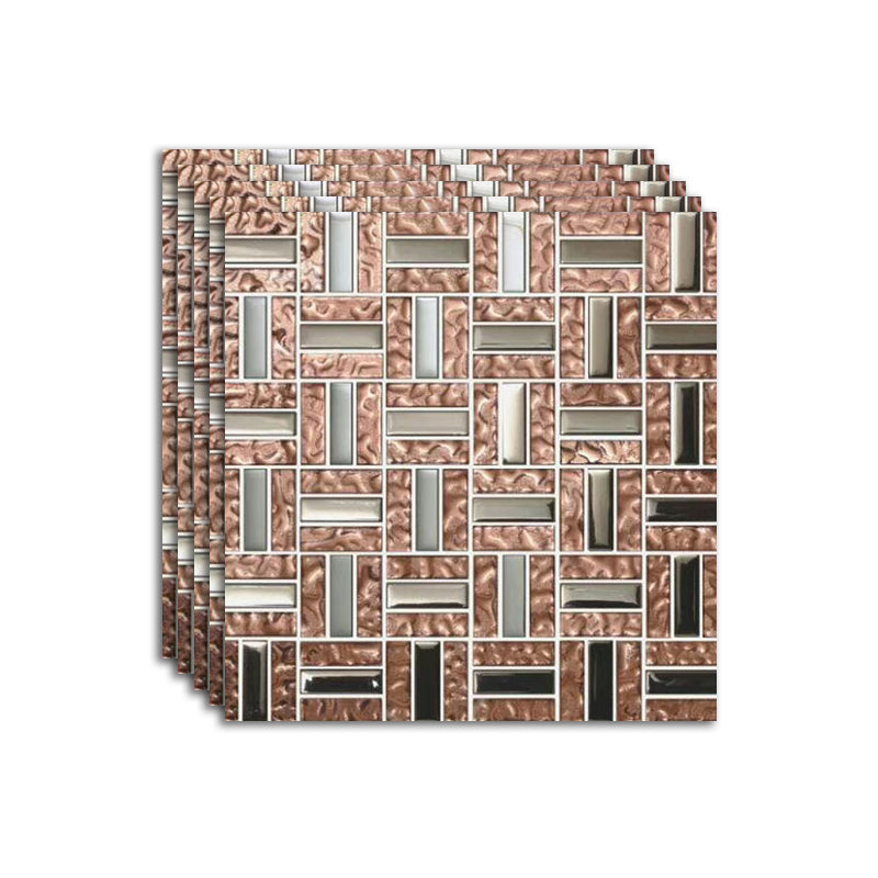 Modern Mosaic Tile Glass Brick Look Wall Tile with Scratch Resistant