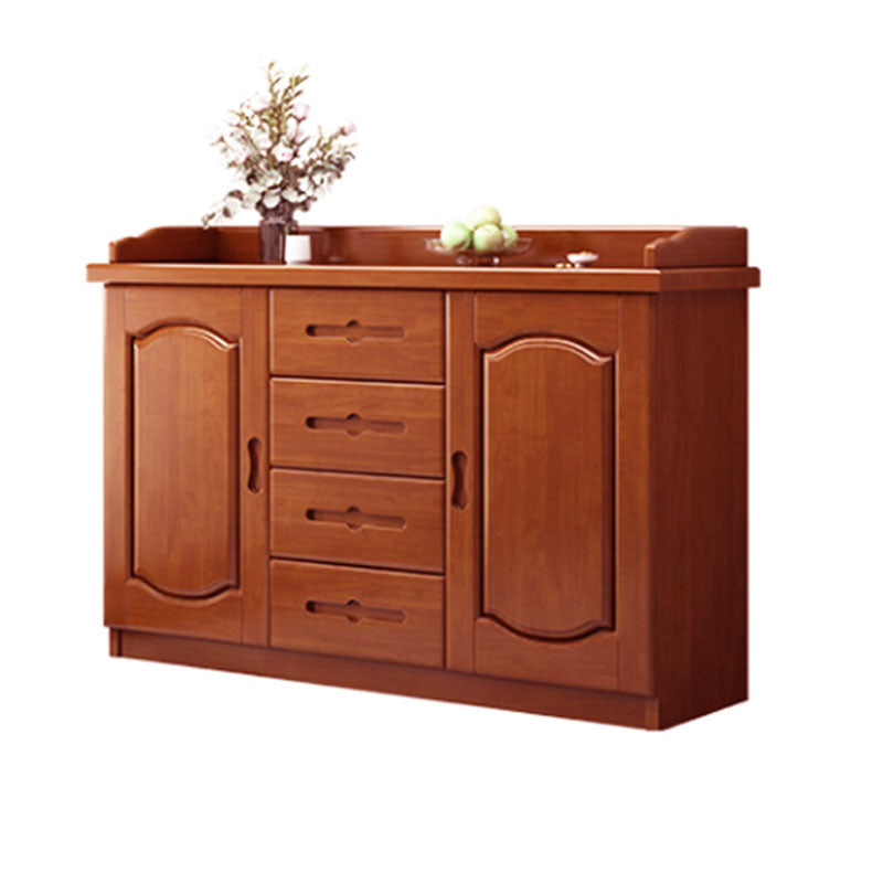 Modernism Wood Sideboard Table 4 Drawers Sideboard with 1/2/3 Doors for Dining Room