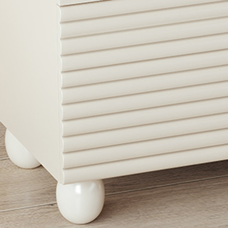 White End Table for Nursery Wooden Bedside Table for Nursery