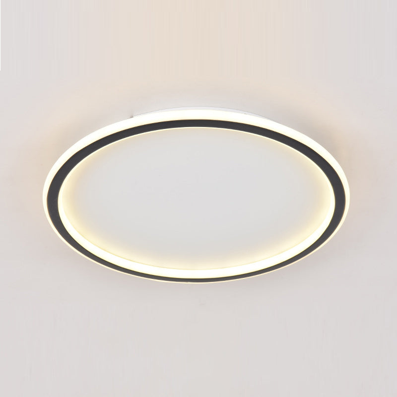 Metal Circular Flush Mount Fixture Modern Flush Light Fixtures