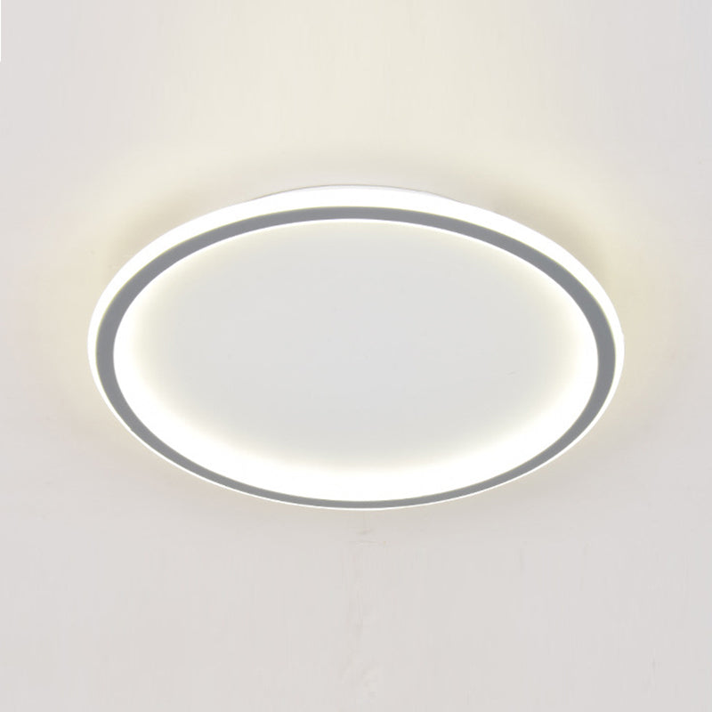 Metal Circular Flush Mount Fixture Modern Flush Light Fixtures