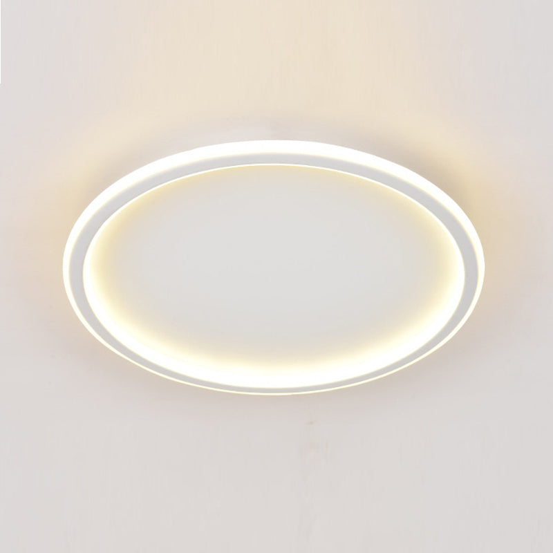 Metal Circular Flush Mount Fixture Modern Flush Light Fixtures