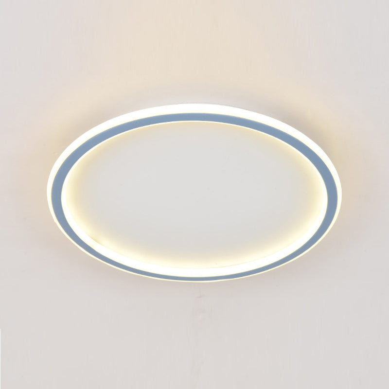 Metal Circular Flush Mount Fixture Modern Flush Light Fixtures