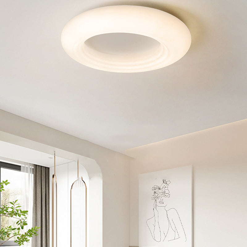 Modernism Flush Mount Ceiling Light White Flush Lighting for Bedroom