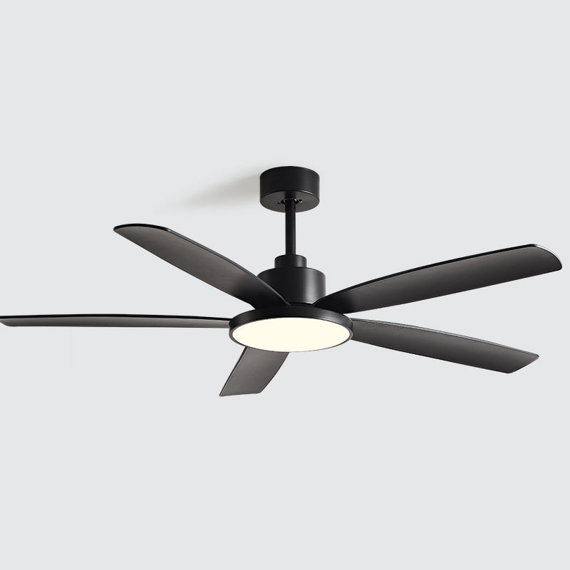 Simple LED Ceiling Fan Lamp 5-Blade Fan Lighting for Living Room