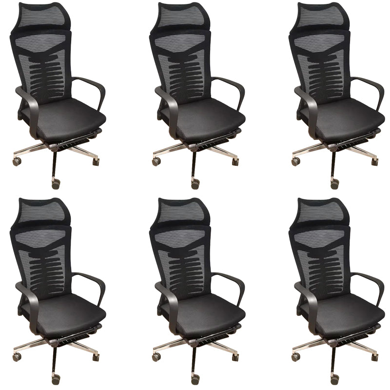 Modern Swivel Chair Adjustable Seat Height Chair with Breathable Back