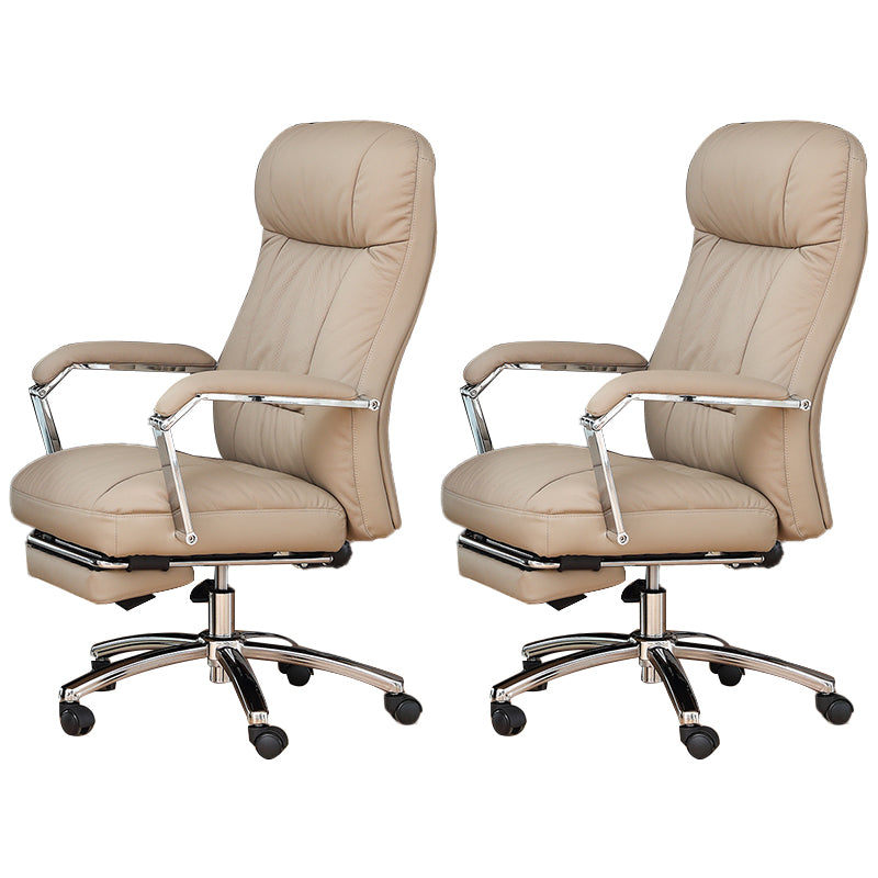 Modern Office Chair Adjustable Seat Height Ergonomic Swivel Chair with Wheels