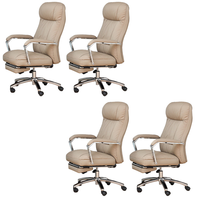 Modern Office Chair Adjustable Seat Height Ergonomic Swivel Chair with Wheels