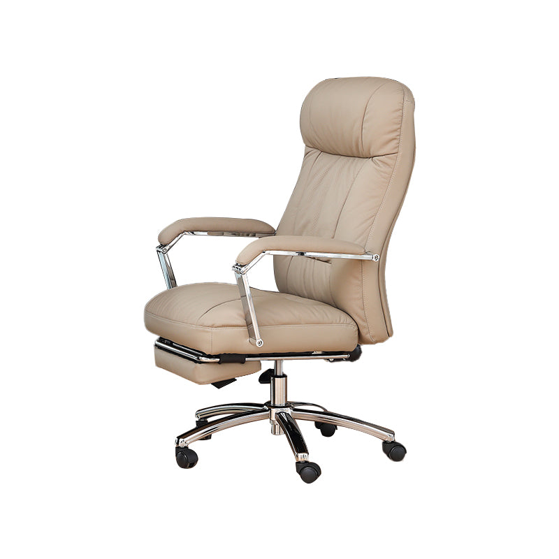 Modern Office Chair Adjustable Seat Height Ergonomic Swivel Chair with Wheels