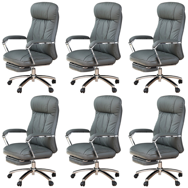 Modern Office Chair Adjustable Seat Height Ergonomic Swivel Chair with Wheels