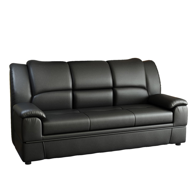 Scandinavian Sofa Bed Leather Black Convertible Sofas with Storage