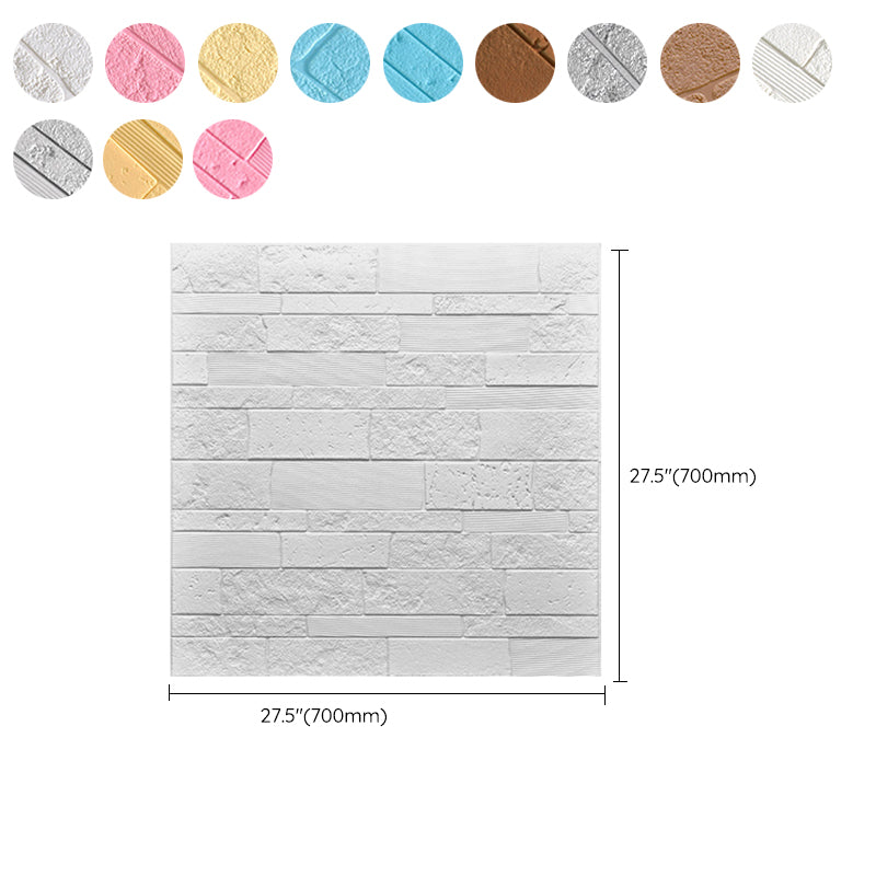 Plastic Wall Paneling Contemporary Peel and Stick Wall Paneling