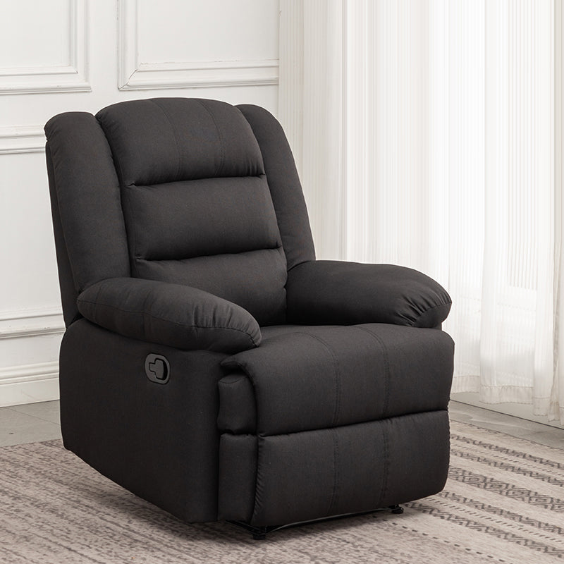 Faux Leather Swivel Base Recliner Chair Modern 36.2" W Recliners with Massage