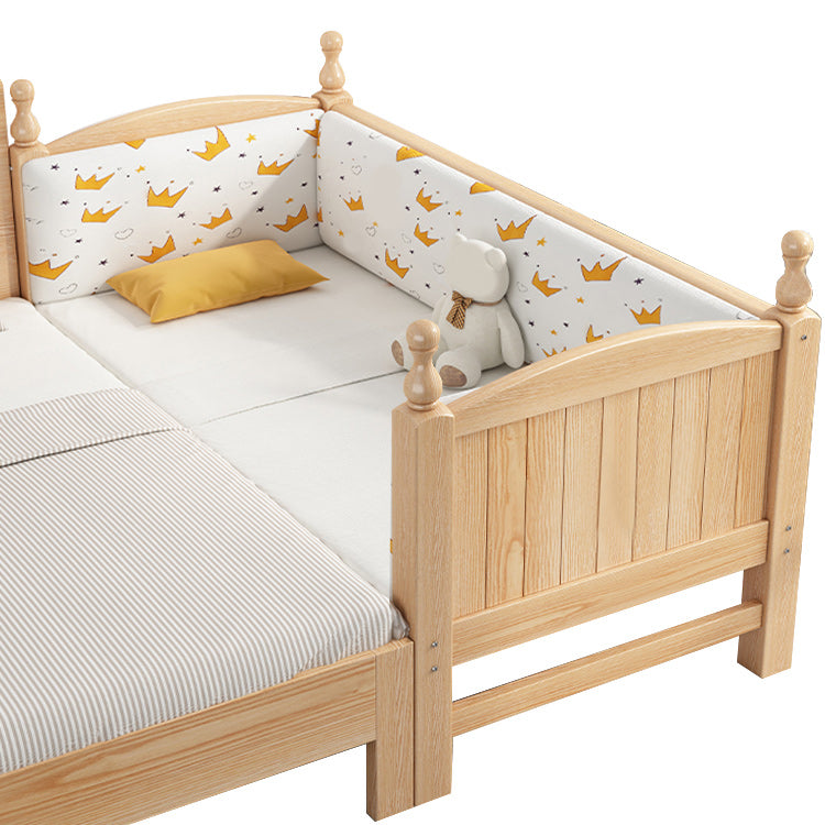 No Theme Kids Bed Solid Wood Scandinavian Kids Bed with Mattress