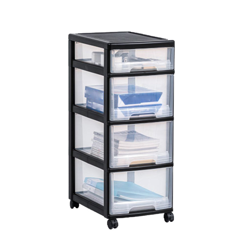 Modern Plastic Movable File Cabinet Drawers Storage File Cabinet for Office