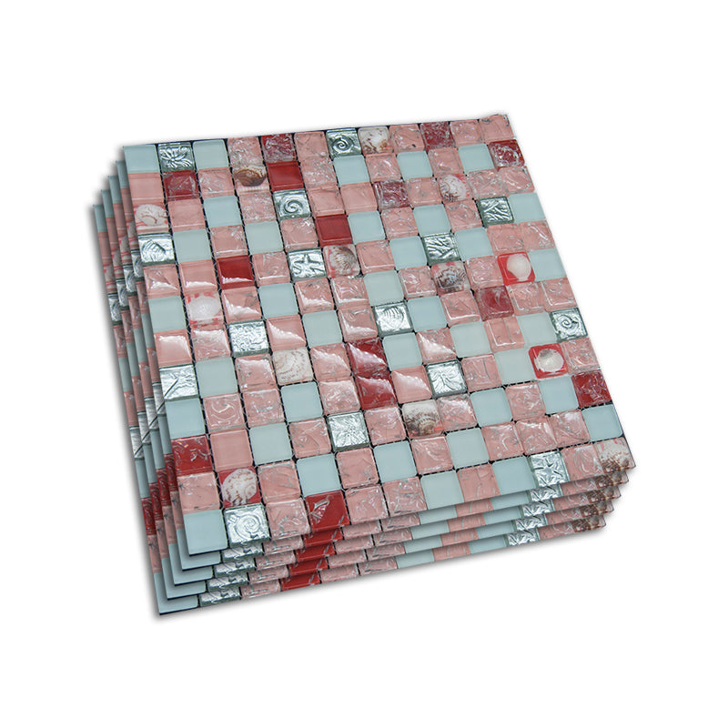 Modern Mosaic Tile Glass Brick Look Wall & Floor Tile with Square Shape