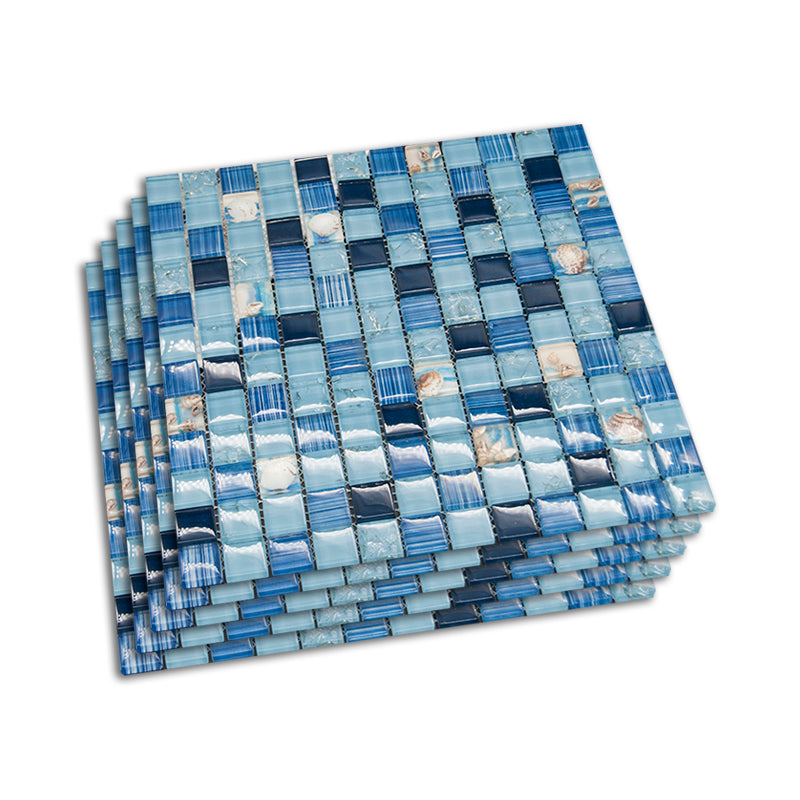 Modern Mosaic Tile Glass Brick Look Wall & Floor Tile with Square Shape