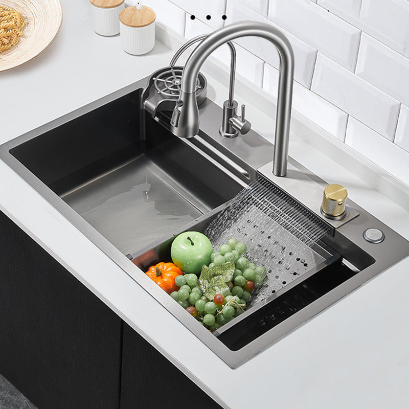 Modern Style Kitchen Sink Soundproof Design Kitchen Sink with Basket Strainer