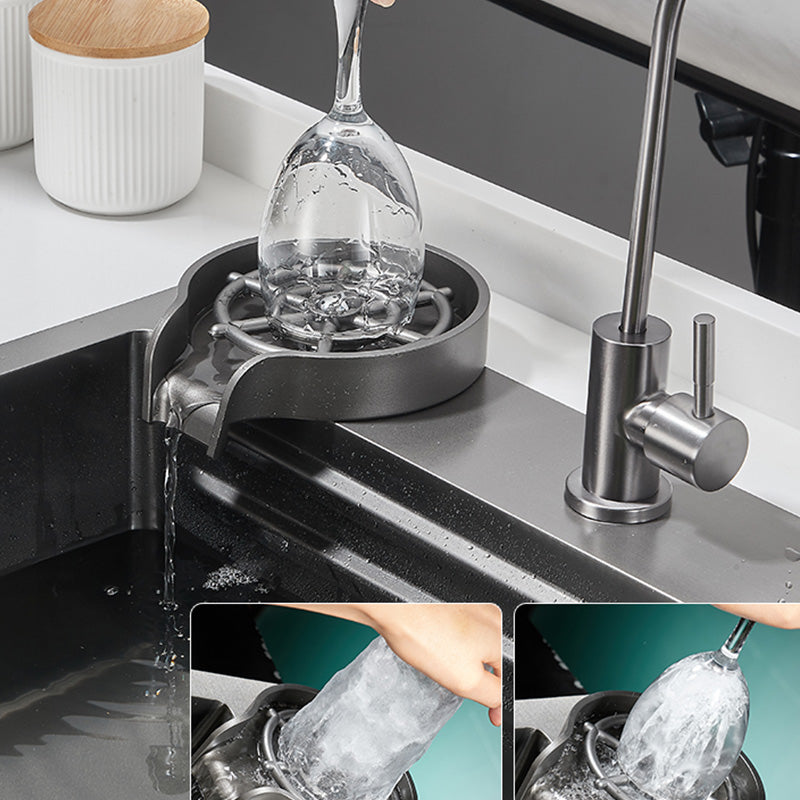 Modern Style Kitchen Sink Soundproof Design Kitchen Sink with Basket Strainer