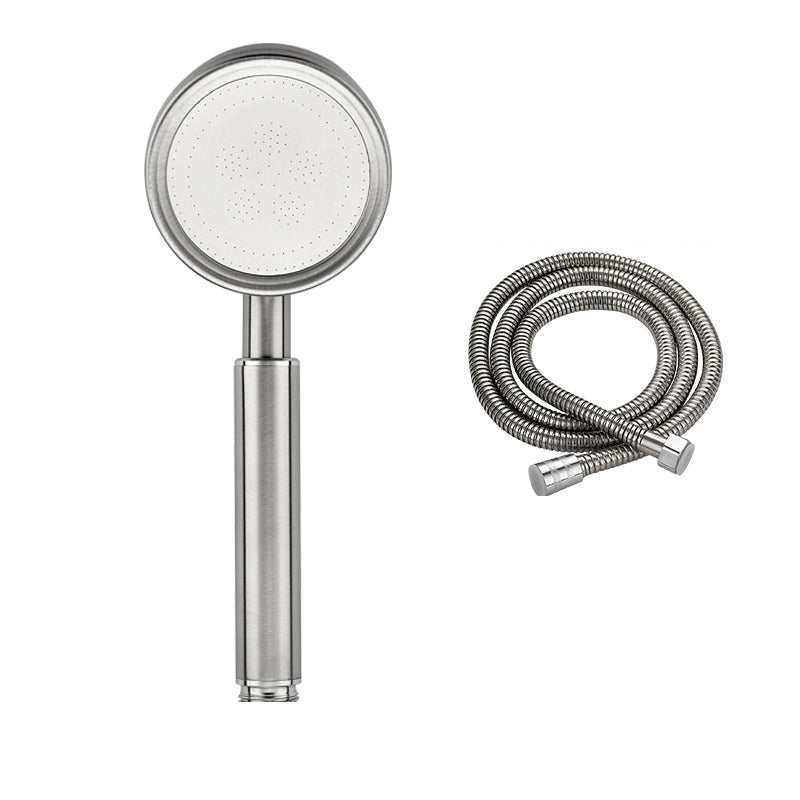 Round Hand Shower Water Efficient Stainless Steel Showerhead