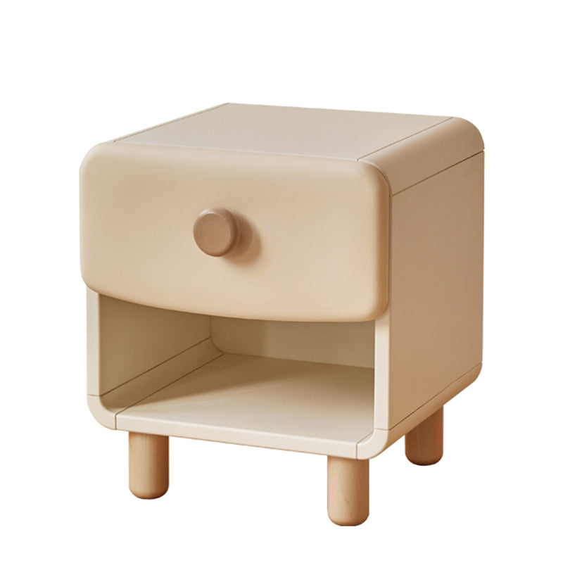 White and Blue Kids Bedside Table Wooden Kids Bedside Table with Drawers