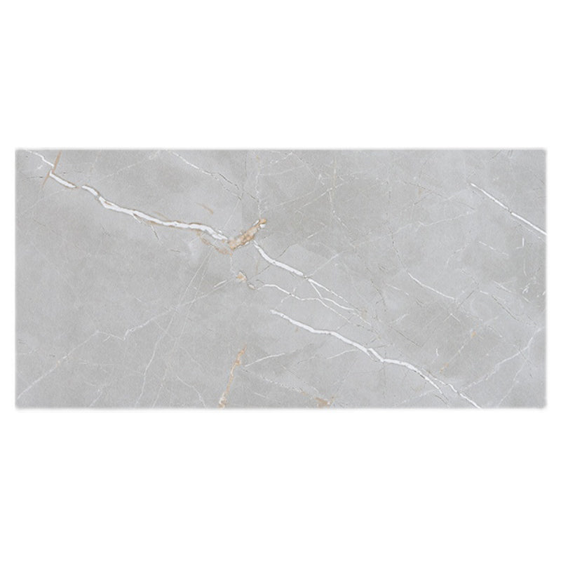 Stain Resistant Floor Tile Marble Pattern Rectangular Ceramic Non-Skid Floor Tile