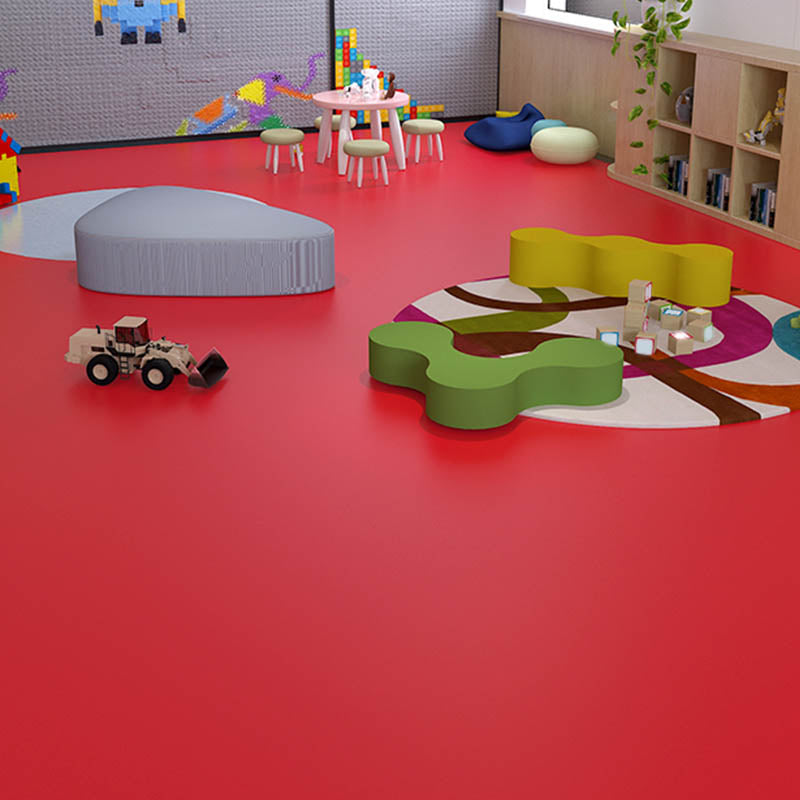 Waterproof PVC Flooring Pure Color Fire Resistant Self-Stick PVC Flooring