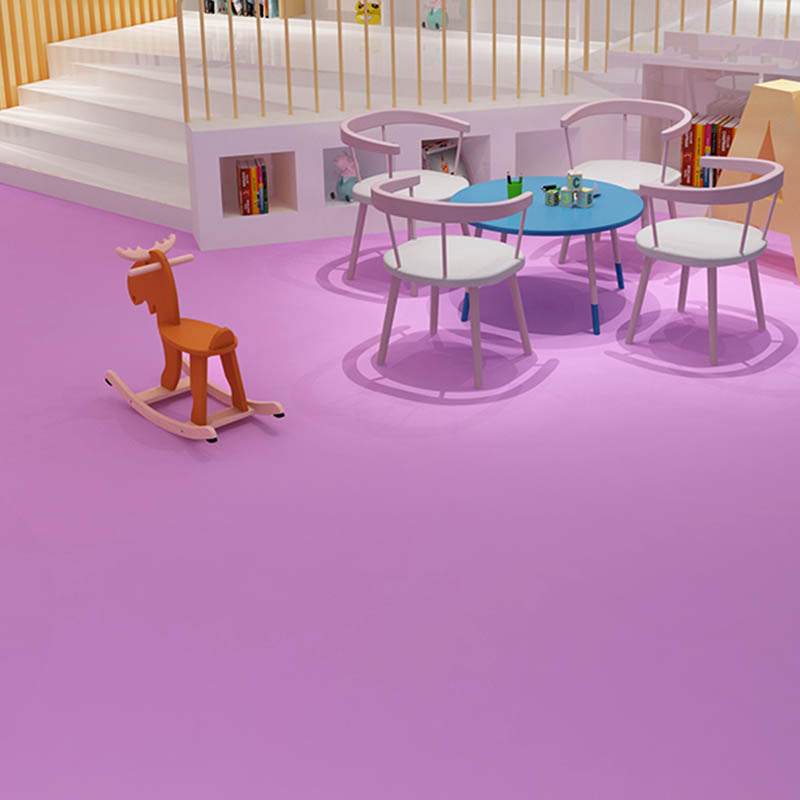 Waterproof PVC Flooring Pure Color Fire Resistant Self-Stick PVC Flooring