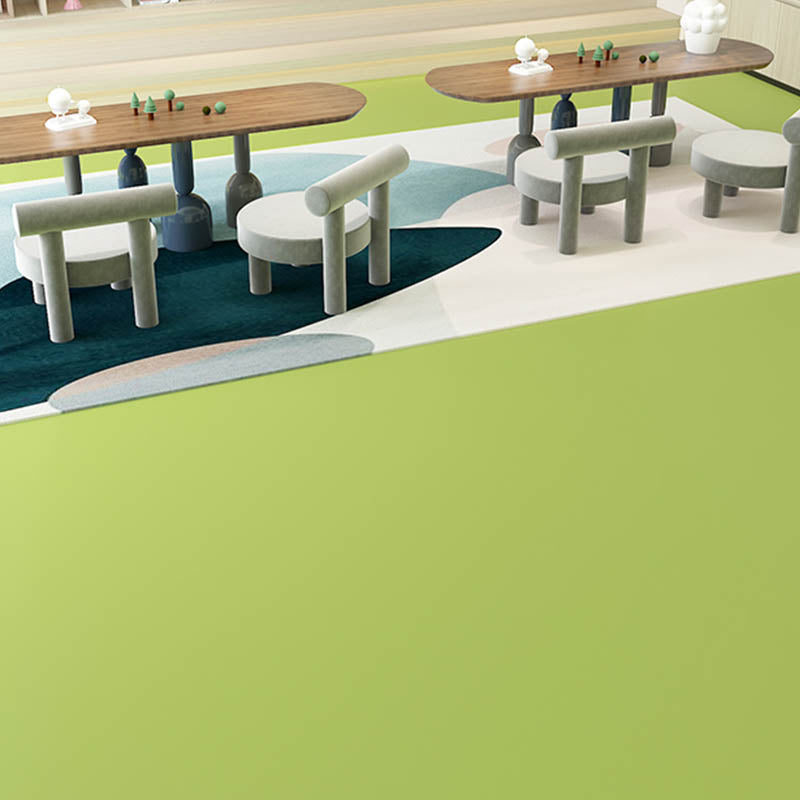 Waterproof PVC Flooring Pure Color Fire Resistant Self-Stick PVC Flooring